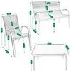 Gartenmöbelset: 2 x Stuhl, Sofa, Tisch, Gartenmöbelset für Produktbild-Vorschau 12