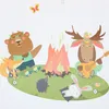 Relaxdays Kinderregal, 4 Boxen, Lagerfeuer Motiv, Spielzeug Produktbild-Vorschau 7
