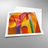 Poster - Poster ohne Rahmen - Abstraktion modern - 60x60 cm Produktbild-Vorschau 3