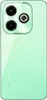 The back of a green smartphone is shown against a light green background. Náhled obrázku produktu