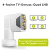 Goobay 67271 LNB Universal Quattro, blanc-gris - LNB SAT Voir les images du produit 6