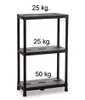 TOOMAX Plastová polica Univerzálna 63-3 95 x 60 x 30 cm Náhľad obrázku produktu 2