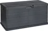 XL Auflagenbox Sitzbank 2 Personen Kunststoff  Anthrazit Produktbild-Vorschau 1