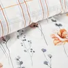 Eurofirany weiß Bettwäsche 140x200 Blumen + 1x Kissenbezug Produktbild-Vorschau 4