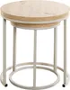 HAKU Beistelltisch Couchtisch 2er Set Eiche hell, Produktbild-Vorschau 4