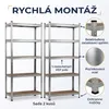 IvoQ Regálové jednotky sada 2 ks – 180 x 90 x 40 cm – Náhled obrázku produktu 5