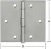 Vormann Käntige Scharniere 40 x 40 mm Produktbild-Vorschau 2
