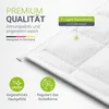 Juskys Gewichtsdecke 135x200 – weiß, schwere Therapiedecke Produktbild-Vorschau 6