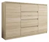Komoda 160 cm zásuvky dveře skříňka FRAMIRE R-160-S4 sonoma Náhled obrázku produktu 10