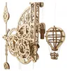 3D puzzle, Aero Clock, Ugears, drevo, 320 dielov Náhľad obrázku produktu 8