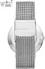Damen Armbanduhr silber Zirkonia pastell Edelstahl Produktbild-Vorschau 7