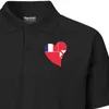 Huuraa Herren Polo Shirt Wallis und Futuna Flagge Herz XXL Produktbild-Vorschau 2