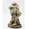 Schlumpfine klein, Figur für den Garten, aus Kunststein, Produktbild-Vorschau 3