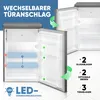 Bomann Kühlschrank KS 7251 inox, 109 Liter Produktbild-Vorschau 5