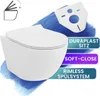BADLAND Spülrandloses Hänge-WC Desna inkl. Slim WC Sitz mit Produktbild-Vorschau 1