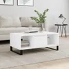 Konferenčný stolík biely 90x50x36,5 cm spracované drevo Náhľad obrázku produktu 2