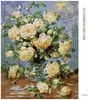 Diamondi - Diamond painting - WEIßE ROSEN, 40X50 cm, ohne Produktbild-Vorschau 3