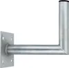 PremiumX 25-30cm Wandhalter Stahl verzinkt Ø 48mm Winkel Produktbild-Vorschau 1