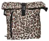 Kleiner Rucksack Braun Leo-Optik Rolltop mit gepolsterten Produktbild-Vorschau 2