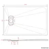 AQUALAVOS SMC Duschtasse 120x80cm, mit Produktbild-Vorschau 3