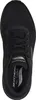 A top-down view of a black Skechers Arch Fit sneaker. Produktbild-Vorschau