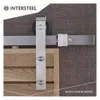 Intersteel Schiebetürsystem Basic Edelstahl gebürstet Produktbild-Vorschau 5
