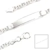 JOBO Schildband 925 Sterling Silber 19 cm Gravur Armband Produktbild-Vorschau 2