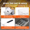 Collage of close-up images highlighting features of a commercial deep fryer. Náhľad obrázku produktu