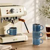 Tasses en céramique pour le café moderne robustes, lot de 4 Voir les images du produit 4