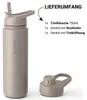 Trink Flasche Edelstahl 750ml Thermoflasche Sport Gym Produktbild-Vorschau 7