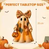 Beleuchtete Vintage-Halloween-Dekoration: Patchwork-Geist Produktbild-Vorschau 2