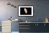 MuchoWow® Gerahmtes Poster Schwarz und Gold - Blätter - Produktbild-Vorschau 5
