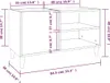 vidaXL Plattenschrank Räuchereiche 84,5x38x48 cm Produktbild-Vorschau 8