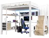 Merax Stapelbed, hoogslaper, 140x200 cm, metalen bed met Productafbeelding-voorbeeld 9