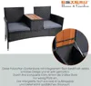 Polyrattan Gartenbank Rattan Bank Sitzbank 2-Sitzer Produktbild-Vorschau 5