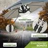 tillvex Sonnenschirm Taupe Ø 300 cm Ampelschirm Produktbild-Vorschau 7