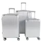 3 teiliges ABS Hartschalen Kofferset Alu Style Rollen Produktbild-Vorschau 3