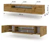 Homlando szafka RTV Aura 200 cm dąb artisan Podgląd zdjęcia produktu 6