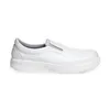 A white slip-on shoe on a white background. Produktbild-Vorschau