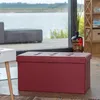 Relaxdays Faltbare Sitzbank 38 x 76 x 38 cm HxBxT, 2-Sitzer Produktbild-Vorschau 2