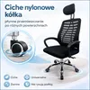 Krzesło biurowe KRIS, fotel obrotowy ergonomiczne, oparcie Podgląd zdjęcia produktu 4
