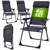 CASARIA® Gartenstühle 4er Set Klappbar 6-fach Verstellbar Produktbild-Vorschau 1