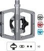 ROCKBROS Fahrradpedale 2 in 1 SPD Pedale/Plattform Pedale Produktbild-Vorschau 2