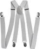 axy® Herren Hosenträger 2,5cm-Lichtgrau breite mit 4 Produktbild-Vorschau 1