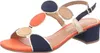 MARCO TOZZI Damen Sandale Textil Sandalette Metallic Produktbild-Vorschau 8