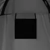 TRIZAND 23492 Duschzelt 190 x 110 x 110 cm schwarz Produktbild-Vorschau 6