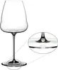 A clear studio shot of a wine glass with a magnified view of its base. Produktbild-Vorschau