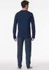 langer Schiesser Pyjama Admiralblau Produktbild-Vorschau 5