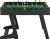vidaXL Skladací stolný futbal 121 x 61 x 80 cm čierny Náhľad obrázku produktu 1