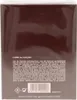 The image shows the side of a dark brown perfume box with text and a barcode. Voir les images du produit